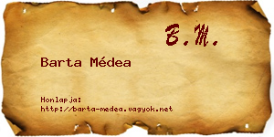 Barta Médea névjegykártya