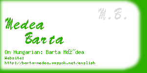 medea barta business card